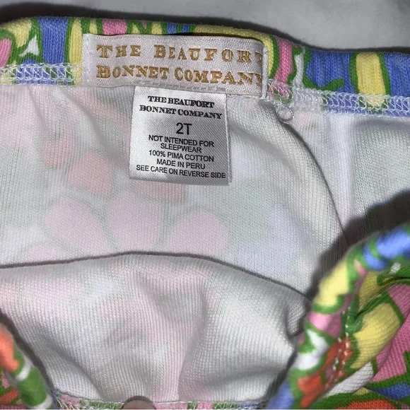 The Beaufort Bonnet Company shorts set toddler girl’s size 2 2T